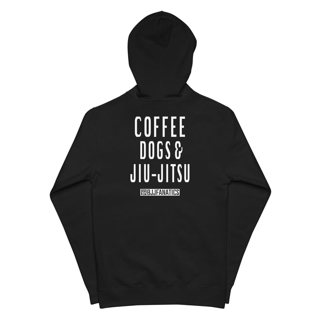 Coffee Dogs Jiu Jitsu Premium Zip Hoodie